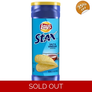 Stax Salt and Vinegar - Lay's American Potato Chips